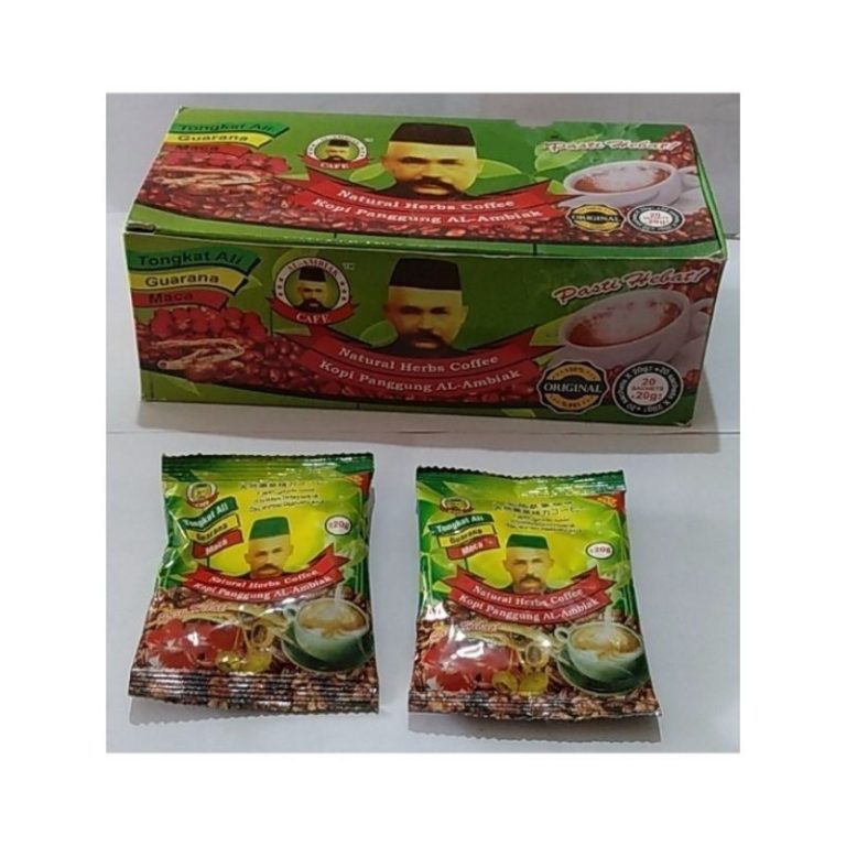 Natural Herbs Coffee Kopi Panggang Al Ambiak 20 Sachet